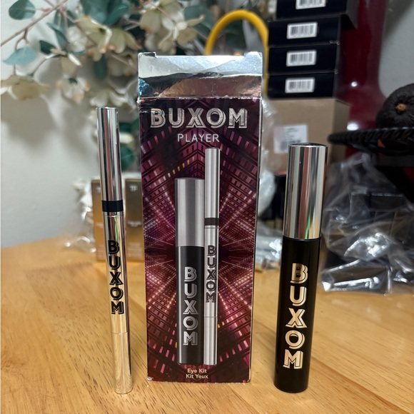 Buxom Player ~ Eye Kit ~ Lash Mascara Black & Powerline Eyeliner LBD ~BNIB NEW - Picture 1 of 11